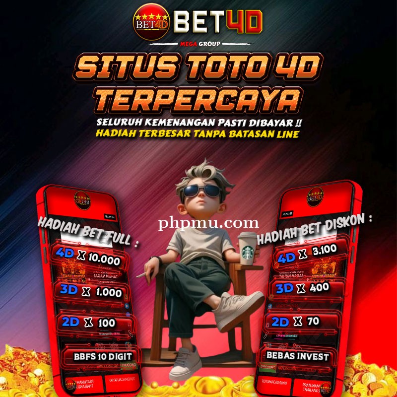 BET4D# Bandar Toto Macau & Agen Toto Macau Terpercaya